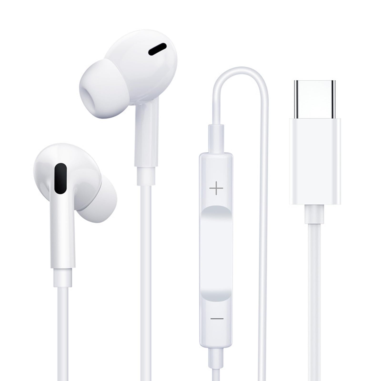 Amazon.co.jp: イヤホン ヘッドホン Type-C 音量調節 通話対応